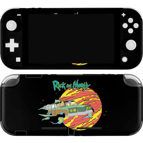 Adult Swim Rick and Morty Family Wagon Nintendo Switch Lite Skin