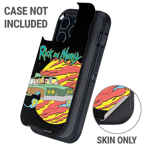 Adult Swim Rick and Morty Family Wagon Otterbox Defender iPhone Skin