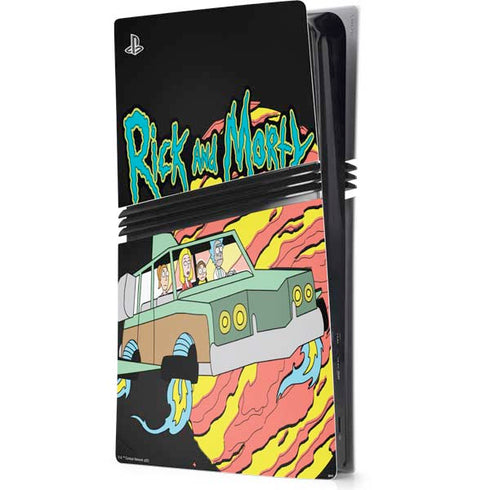 Adult Swim Rick and Morty Family Wagon PlayStation PS5 Skins