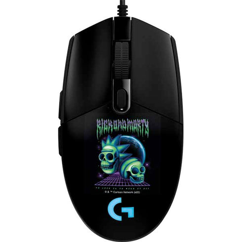 Adult Swim Rick and Morty Neon Skulls G203 Prodigy RGB Wired Gaming Mouse Skin
