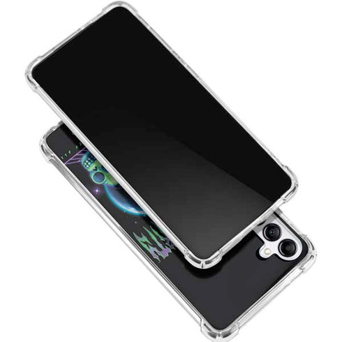 Adult Swim Rick and Morty Neon Skulls Galaxy A16 5G Clear Case