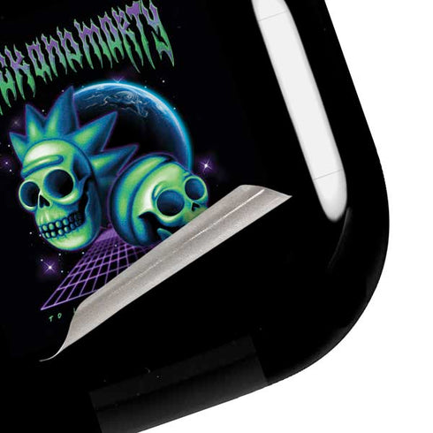 Adult Swim Rick and Morty Neon Skulls Galaxy Buds Live Skin