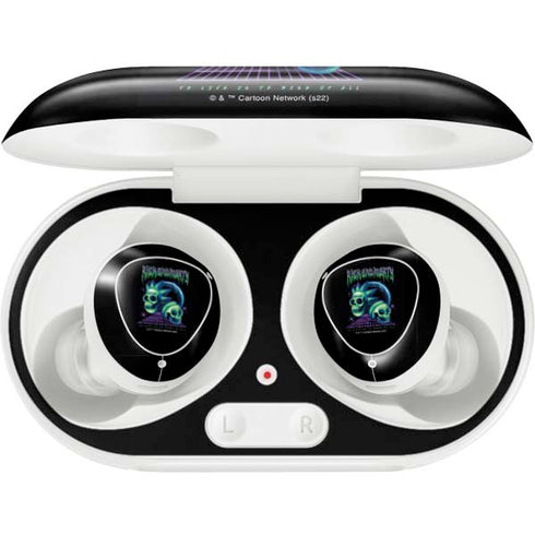Adult Swim Rick and Morty Neon Skulls Galaxy Buds Plus Skin