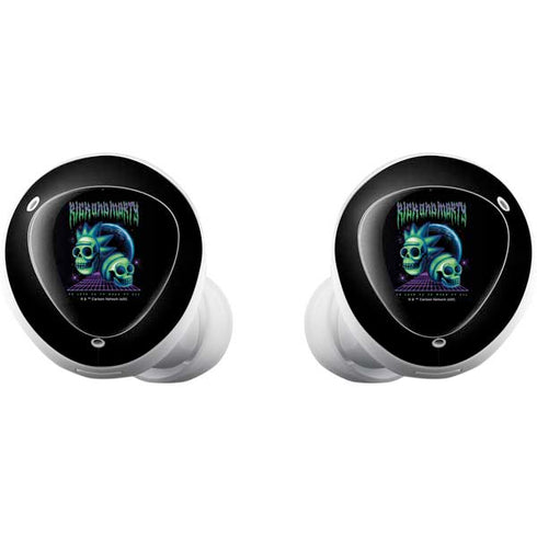 Adult Swim Rick and Morty Neon Skulls Galaxy Buds Plus Skin