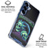 Adult Swim Rick and Morty Neon Skulls Galaxy S25 Clear Case