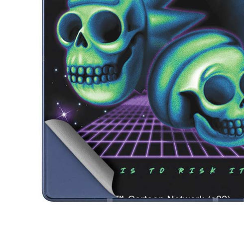 Adult Swim Rick and Morty Neon Skulls Galaxy Z Fold6 Skin