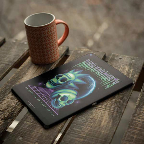Adult Swim Rick and Morty Neon Skulls iPad Skins