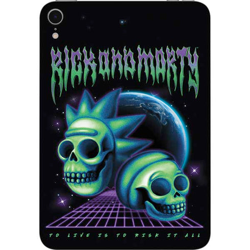 Adult Swim Rick and Morty Neon Skulls Apple iPad Mini Skin