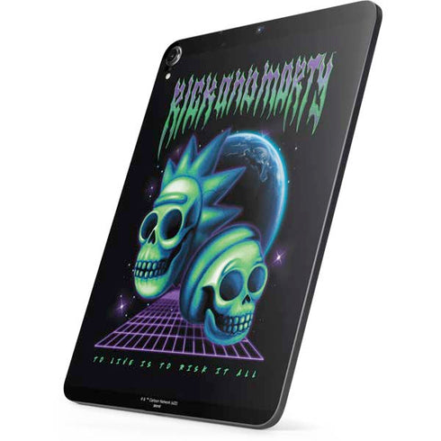Adult Swim Rick and Morty Neon Skulls Apple iPad Pro Skin