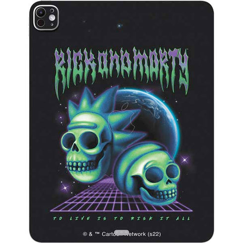 Adult Swim Rick and Morty Neon Skulls iPad Pro 13in M4 (2024) Skin
