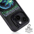 Adult Swim Rick and Morty Neon Skulls iPhone 14 Plus Kickstand Case