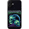 Adult Swim Rick and Morty Neon Skulls iPhone 16 Plus Skin