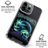 Adult Swim Rick and Morty Neon Skulls iPhone 16 Pro Max Clear Case