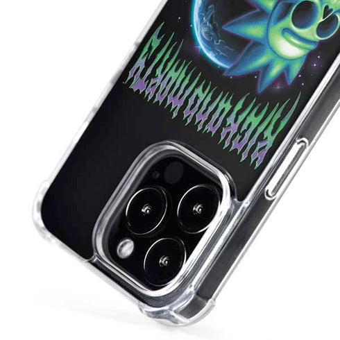 Adult Swim Rick and Morty Neon Skulls iPhone 16 Pro Max MagSafe Case