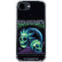 Adult Swim Rick and Morty Neon Skulls iPhone 16e Clear Case