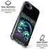 Adult Swim Rick and Morty Neon Skulls iPhone 16e Clear Case