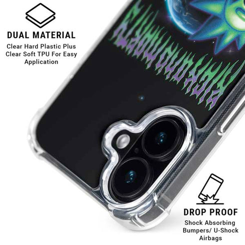 Adult Swim Rick and Morty Neon Skulls iPhone 17 MagSafe Case