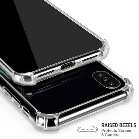 Adult Swim Rick and Morty Neon Skulls iPhone X/XS Clear Case