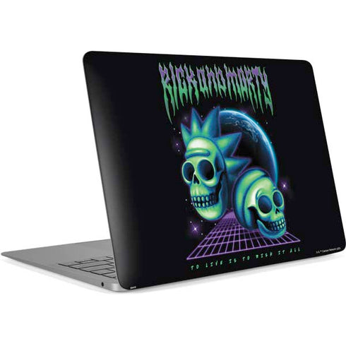 Adult Swim Rick and Morty Neon Skulls Apple MacBook Air Skin