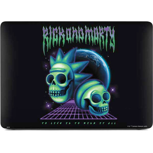 Adult Swim Rick and Morty Neon Skulls Apple MacBook Air Skin