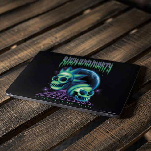 Adult Swim Rick and Morty Neon Skulls Apple MacBook Air Skin