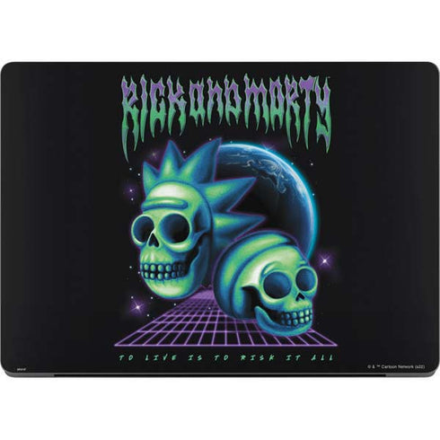 Adult Swim Rick and Morty Neon Skulls Apple MacBook Pro 14-inch Skin