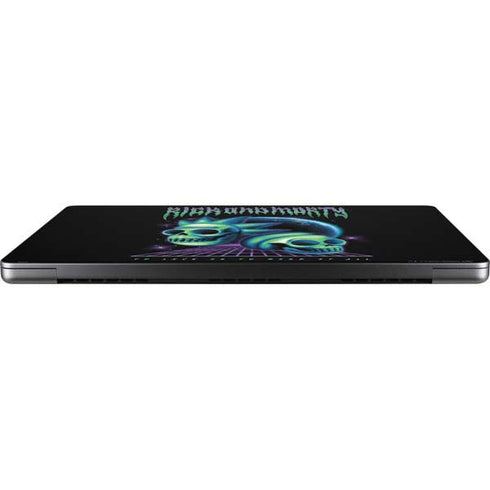 Adult Swim Rick and Morty Neon Skulls Apple MacBook Pro 14-inch Skin