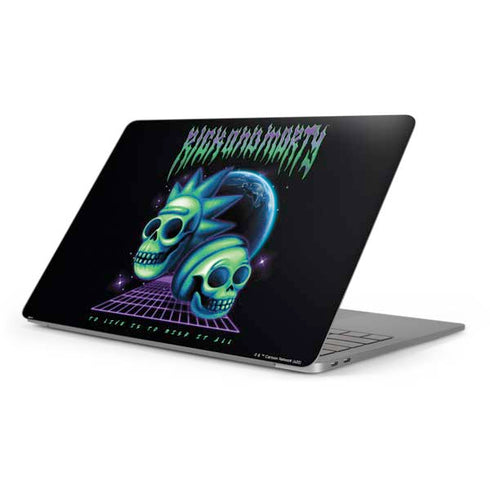 Adult Swim Rick and Morty Neon Skulls Apple MacBook Pro 16-inch Skin