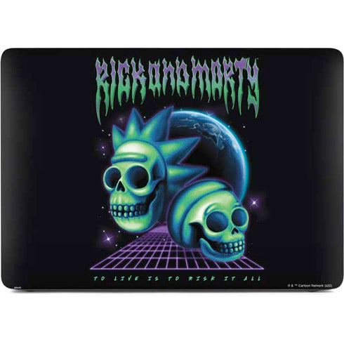 Adult Swim Rick and Morty Neon Skulls Apple MacBook Pro 16-inch Skin