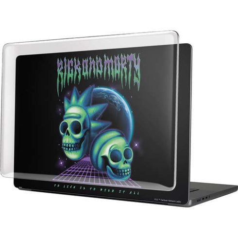Adult Swim Rick and Morty Neon Skulls MacBook Cases