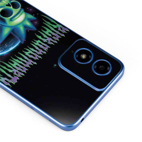 Adult Swim Rick and Morty Neon Skulls Moto G Play 4G (2024) Skin
