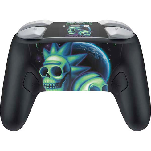 Adult Swim Rick and Morty Neon Skulls Nintendo Switch 2 (2025) Pro Controller Skin