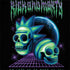 Adult Swim Rick and Morty Neon Skulls PlayStation 4 Gold Wireless Headset Skin
