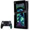 Adult Swim Rick and Morty Neon Skulls PS5 Pro Bundle Skin