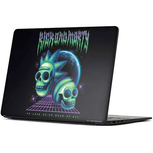 Adult Swim Rick and Morty Neon Skulls Surface Laptop 7 13.8in Skin