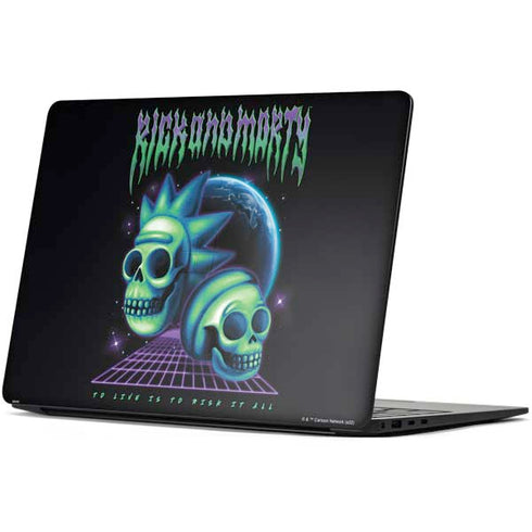 Adult Swim Rick and Morty Neon Skulls Surface Laptop 7 15in Skin