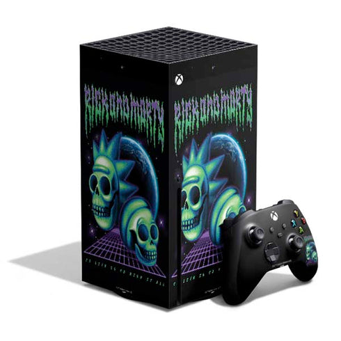 Adult Swim Rick and Morty Neon Skulls Xbox Series X Bundle Skin