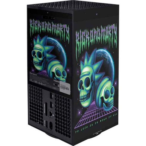 Adult Swim Rick and Morty Neon Skulls XBox Series X Digital Edition Bundle Skin
