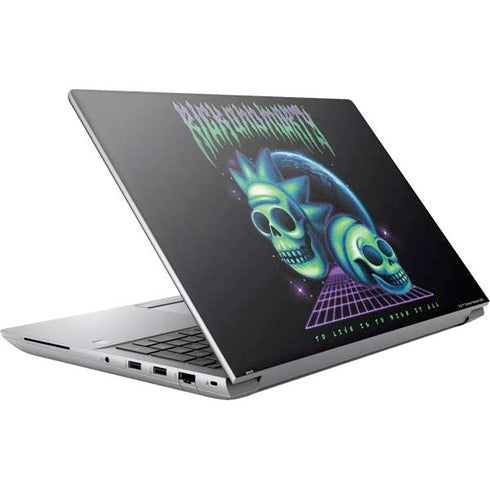Adult Swim Rick and Morty Neon Skulls HP ZBook Fury 16 G10 Skin
