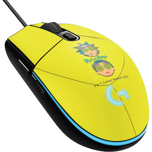 Adult Swim Rick and Morty Rick and Morty Portal Eyes G203 Prodigy RGB Wired Gaming Mouse Skin