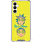 Adult Swim Rick and Morty Rick and Morty Portal Eyes Galaxy A16 5G Clear Case