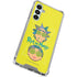 Adult Swim Rick and Morty Rick and Morty Portal Eyes Galaxy A16 5G Clear Case