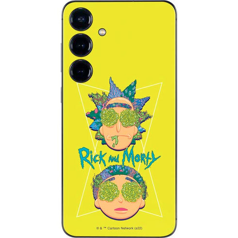 Adult Swim Rick and Morty Rick and Morty Portal Eyes Galaxy A16 5G Skin