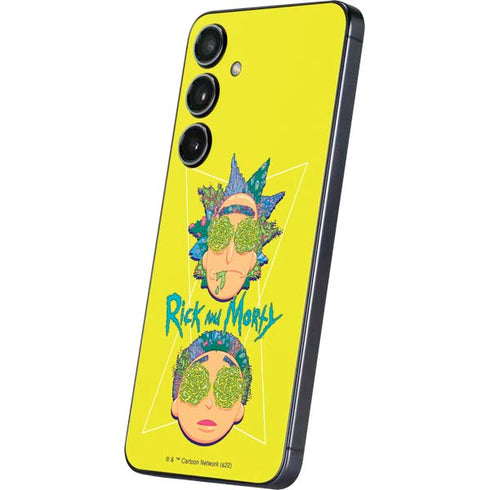 Adult Swim Rick and Morty Rick and Morty Portal Eyes Galaxy A16 5G Skin