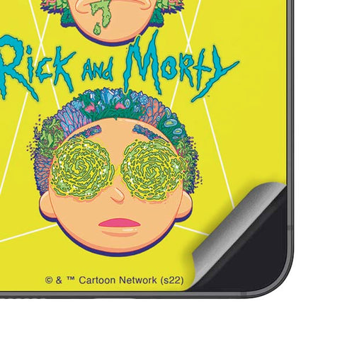 Adult Swim Rick and Morty Rick and Morty Portal Eyes Galaxy A16 5G Skin