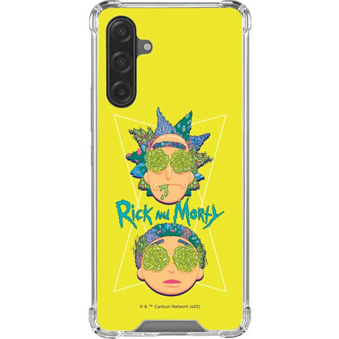 Adult Swim Rick and Morty Rick and Morty Portal Eyes Galaxy A17 Clear Case