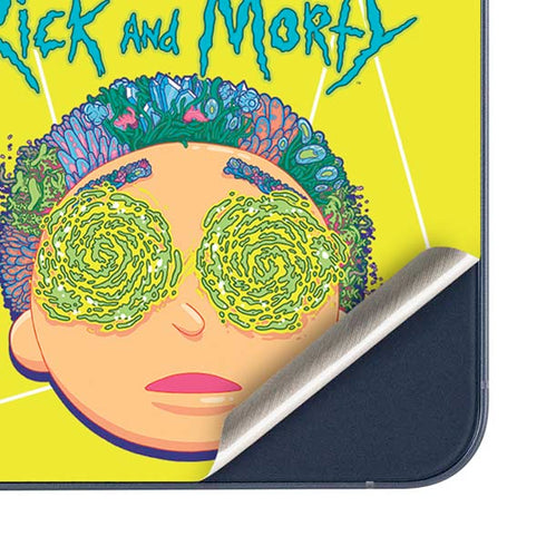 Adult Swim Rick and Morty Rick and Morty Portal Eyes Galaxy A35 5G Skin