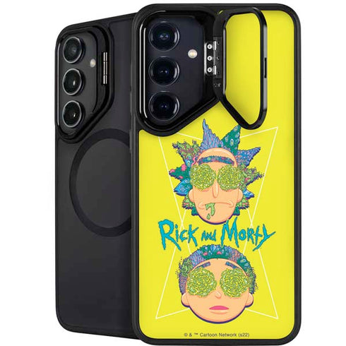Adult Swim Rick and Morty Rick and Morty Portal Eyes Galaxy S24 FE Kickstand Case