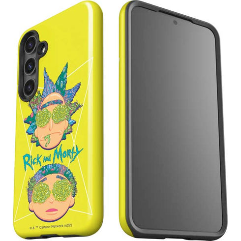 Adult Swim Rick and Morty Rick and Morty Portal Eyes Galaxy S25 Plus Impact Case