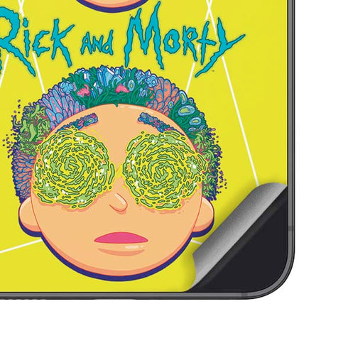Adult Swim Rick and Morty Rick and Morty Portal Eyes Galaxy S24 Plus Skin
